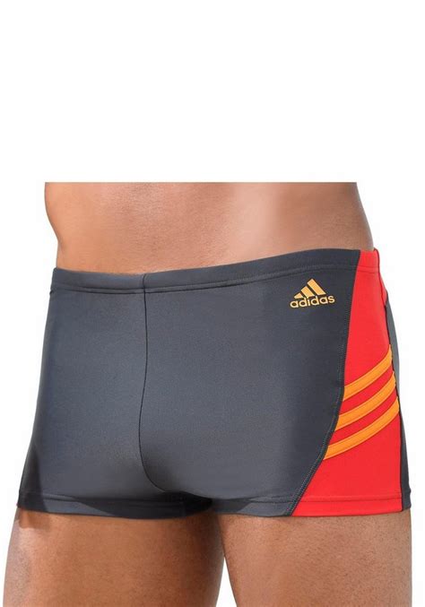 adidas badehose herren schwarz rot|adidas herren badehose.